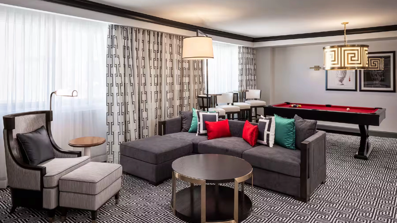 Colosseum Premium Suite King With Pool Table at Caesars Palace Las Vegas