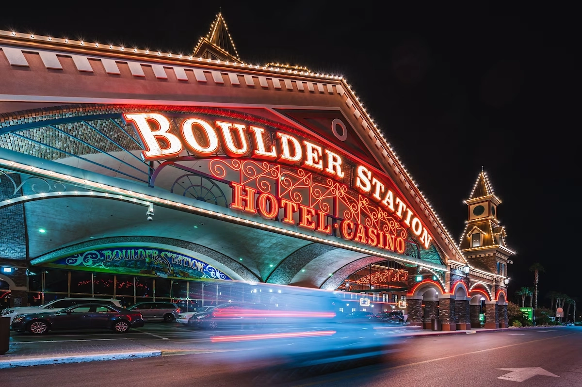 Hotel Exterior at Boulder Station Hotel and Casino Las Vegas