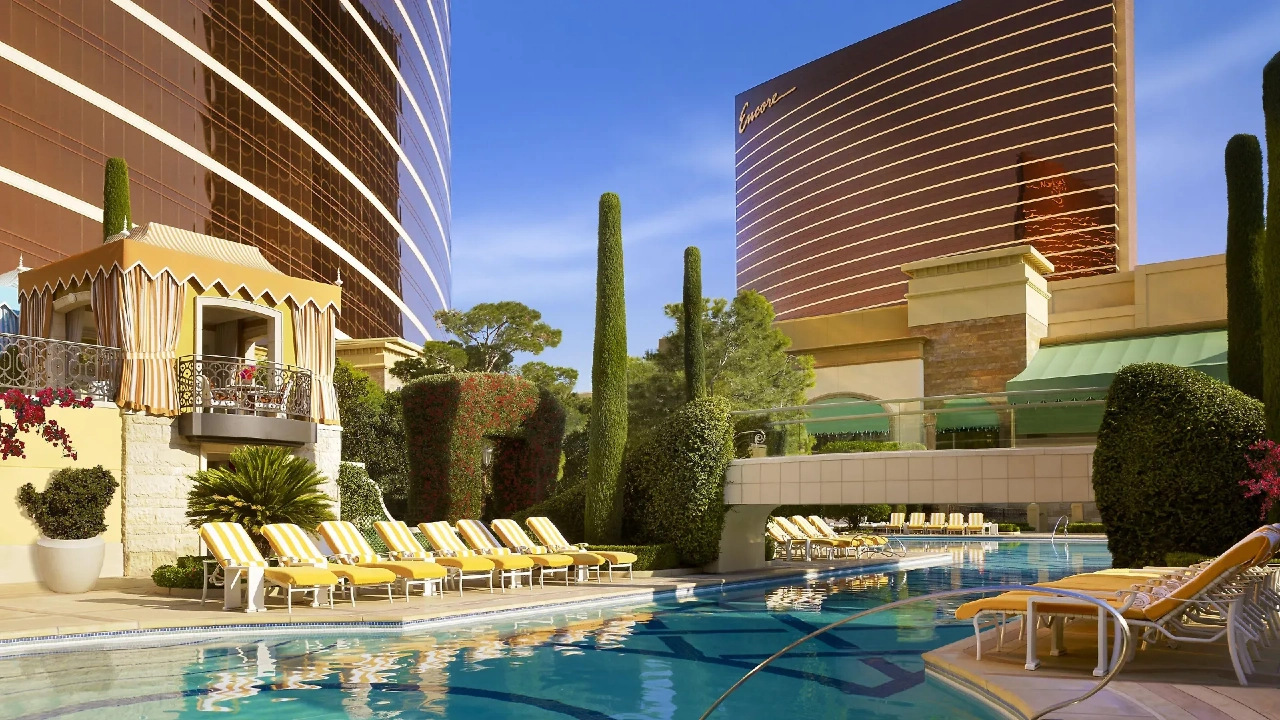 Wynn Resort Pool at Wynn and Encore Las Vegas
