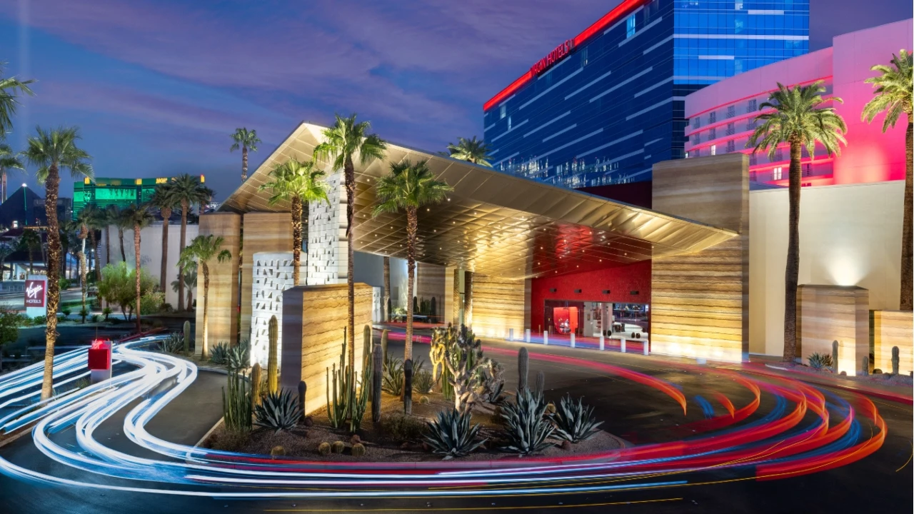 Hotel Exterior at Virgin Hotels Las Vegas