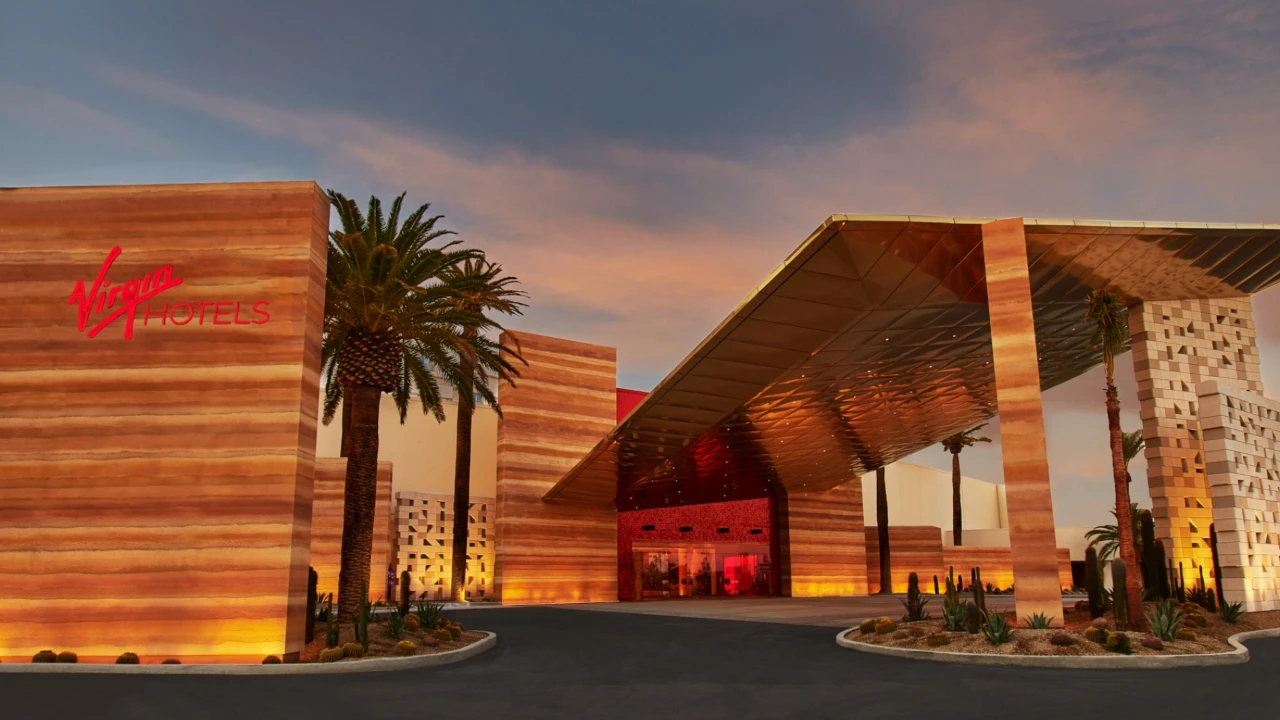 Hotel Exterior at Virgin Hotels Las Vegas