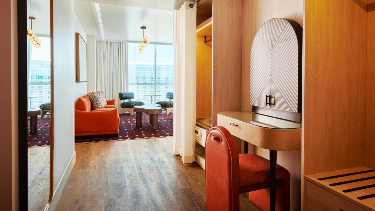 Ruby Chamber Entry at Virgin Hotels Las Vegas
