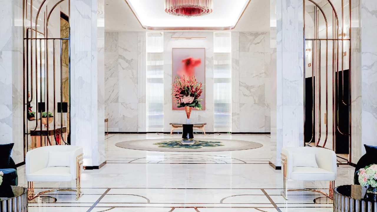 Lobby at Waldorf Astoria Las Vegas