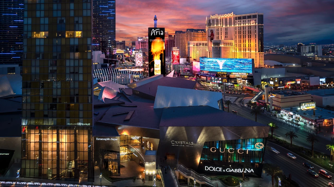 View From Hotel at Waldorf Astoria Las Vegas