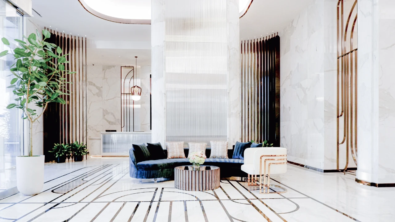 Lobby at Waldorf Astoria Las Vegas