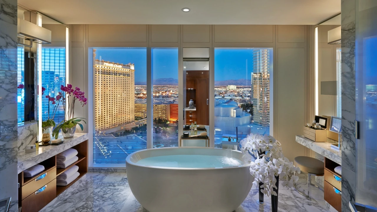 Penthouse Panorama View Suite at Waldorf Astoria Las Vegas