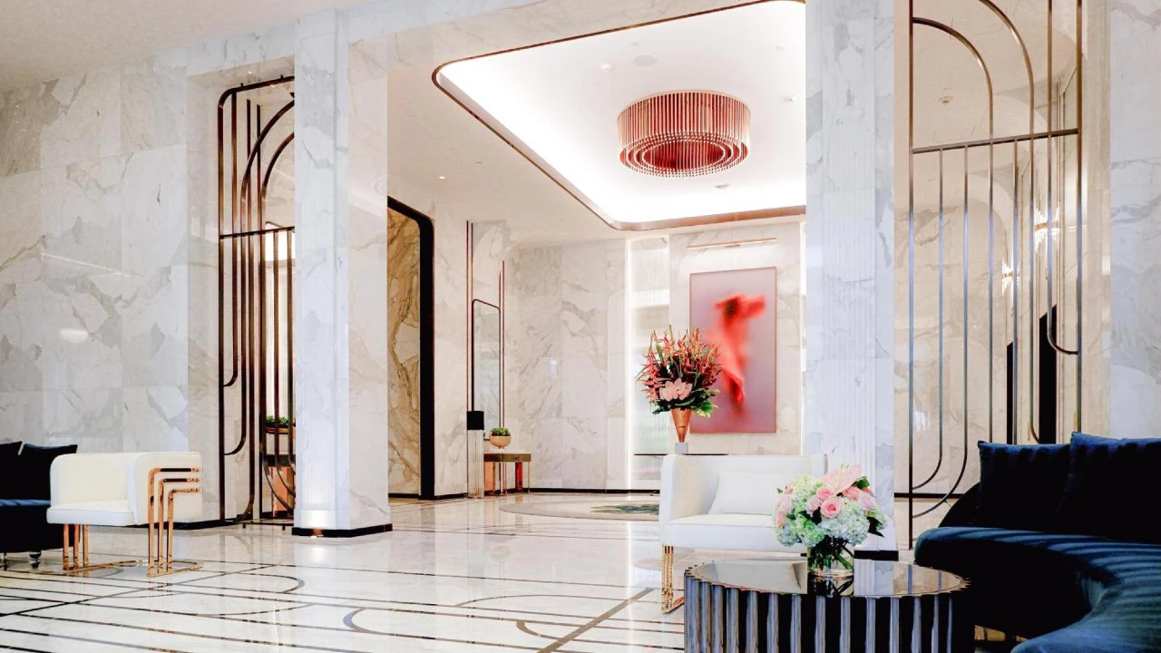 Lobby at Waldorf Astoria Las Vegas