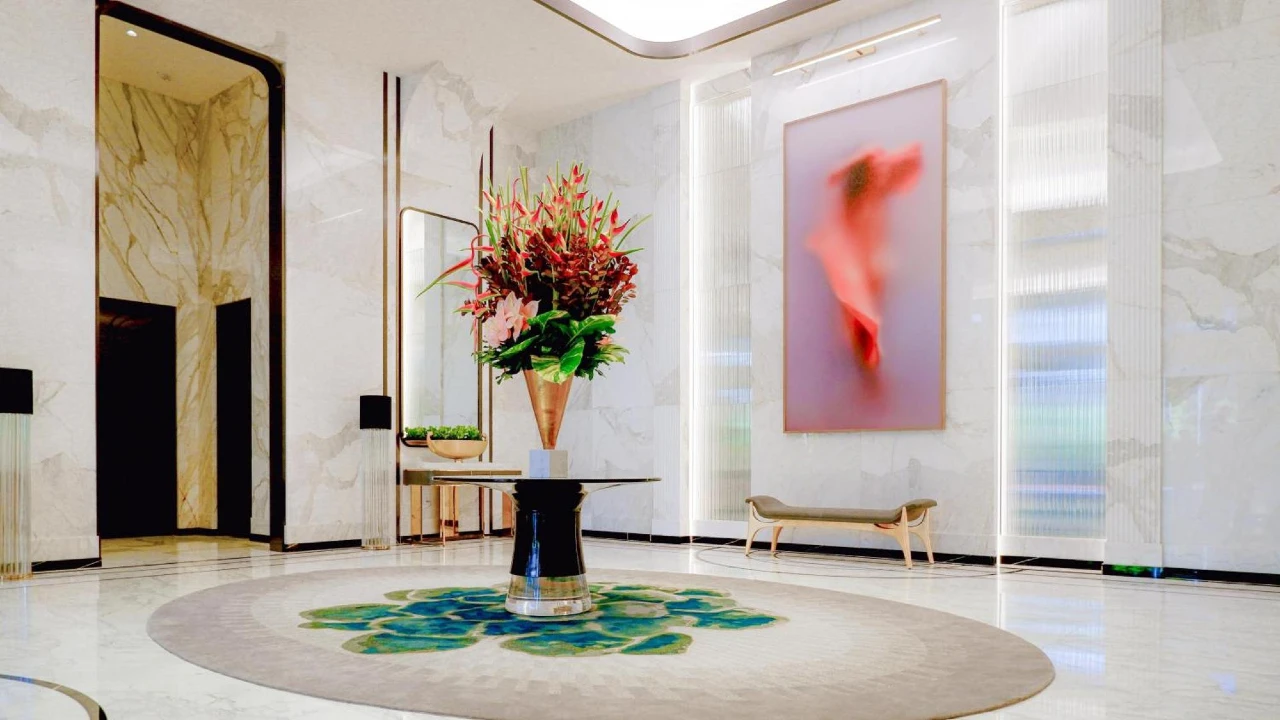 Lobby at Waldorf Astoria Las Vegas
