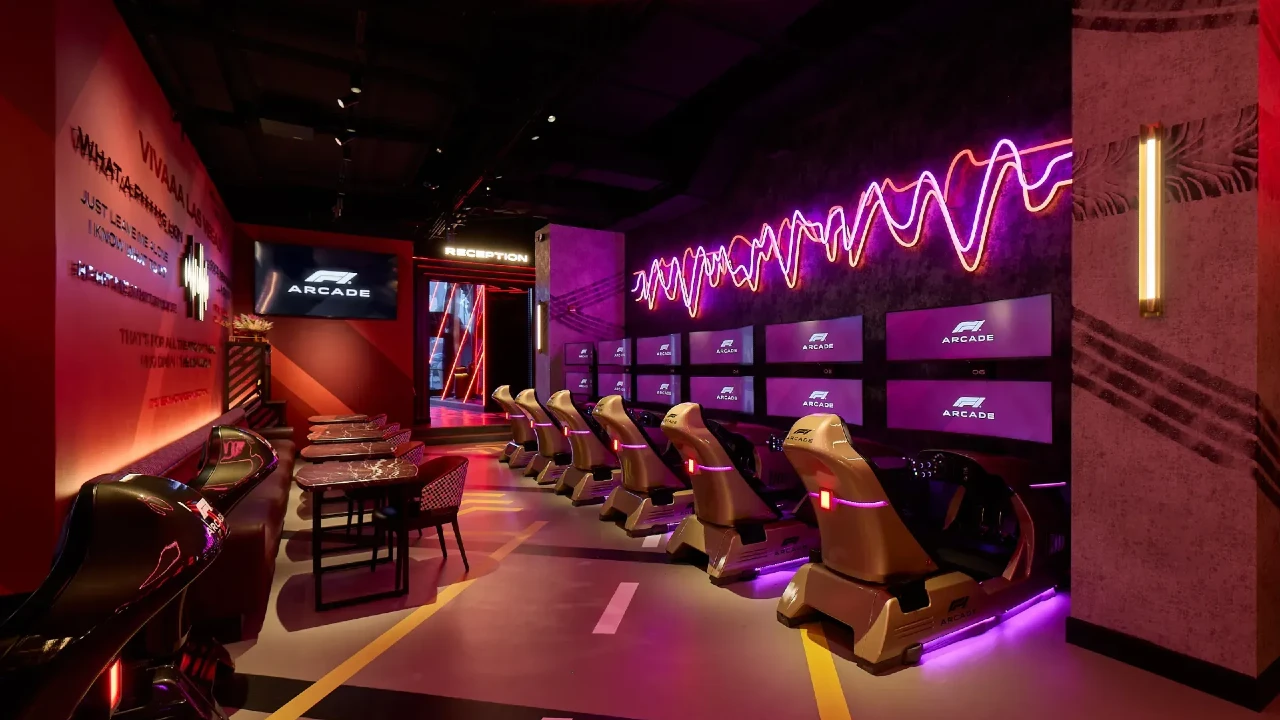 F1 Arcade at Caesars Palace Las Vegas 