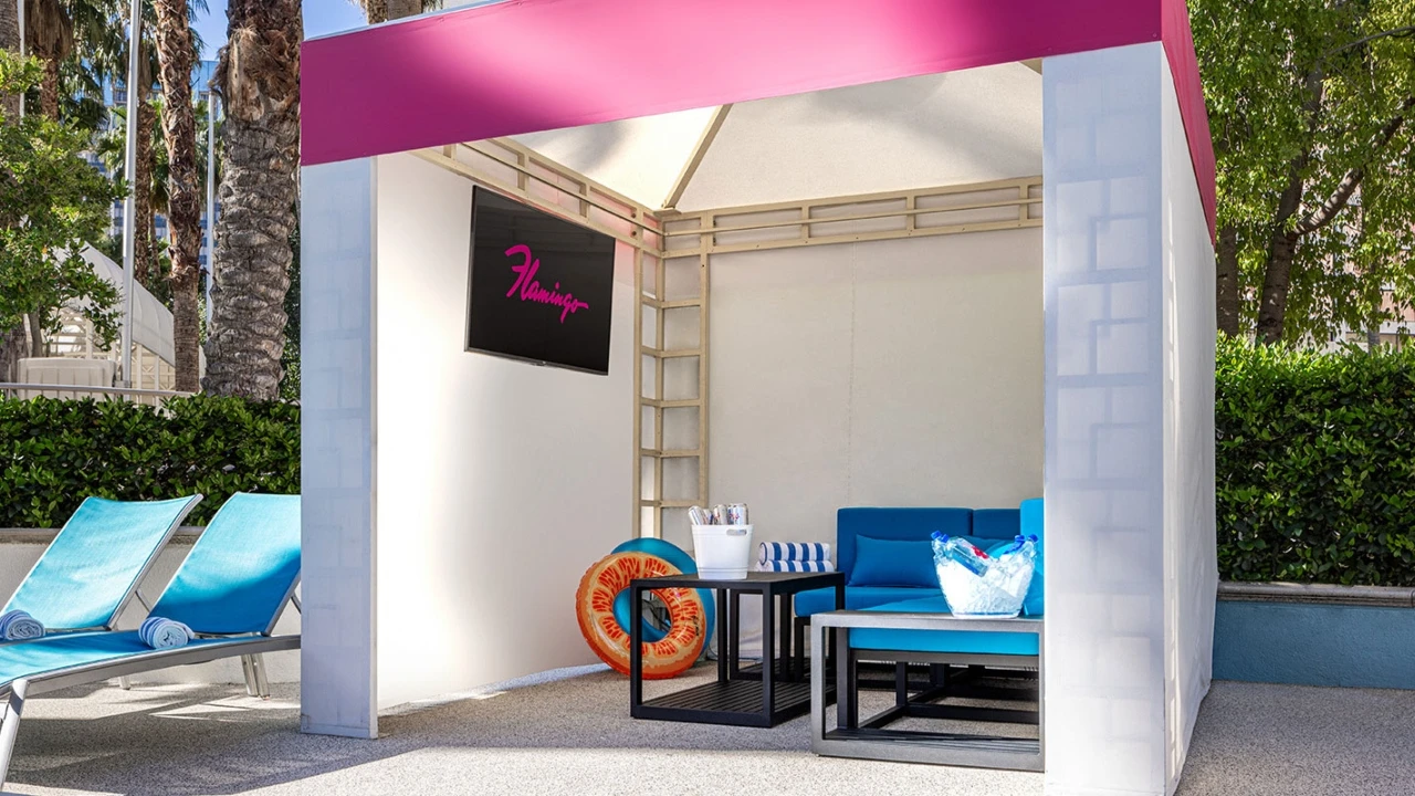 Pool Cabana at Flamingo Las Vegas