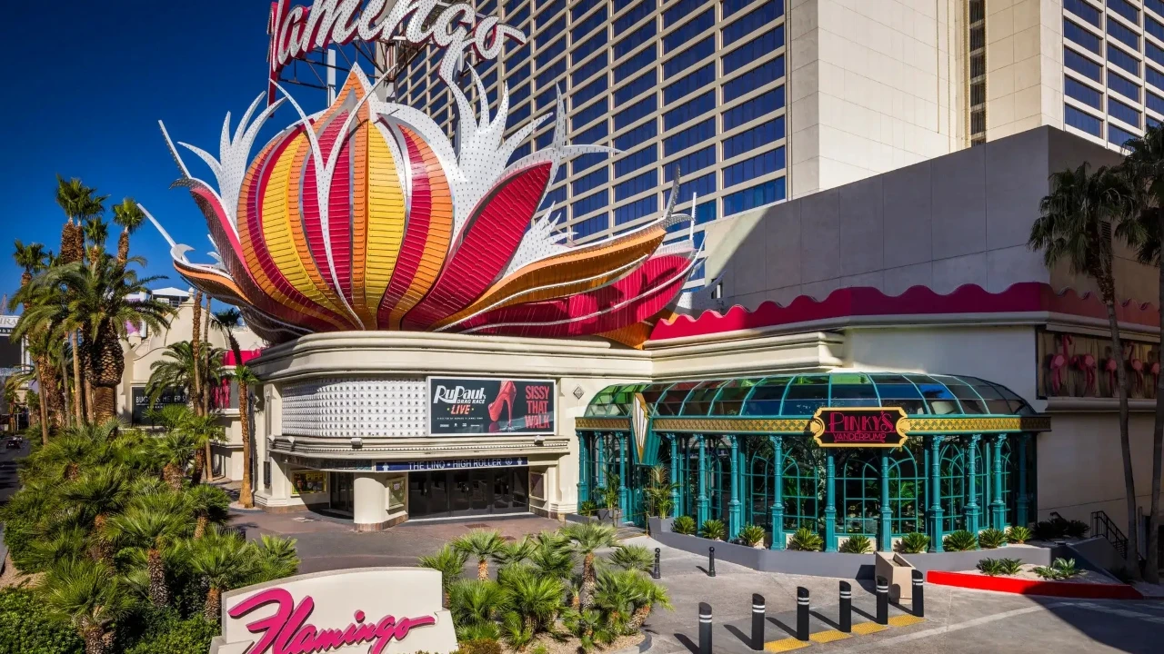 Hotel Exterior at Flamingo Las Vegas