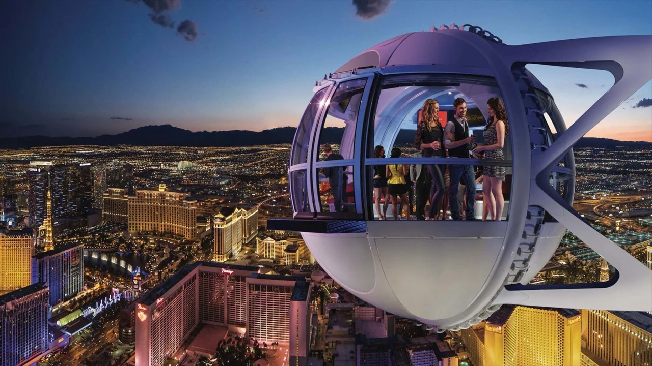 High Roller Observation Wheel at The Linq Hotel and Casino