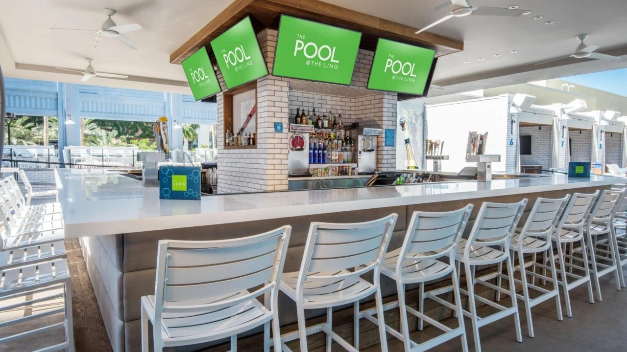 Pool Bar at The Linq Hotel and Casino Las Vegas