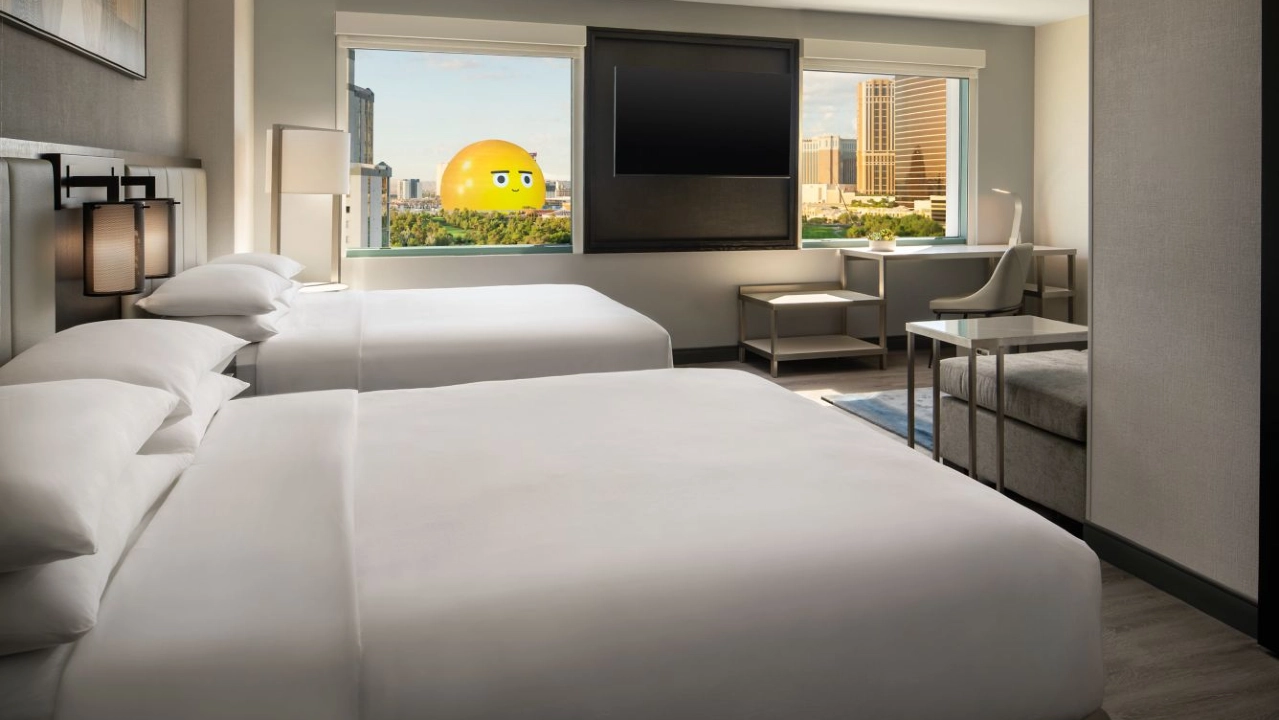 Two Queen Suite Sphere View at Las Vegas Marriott