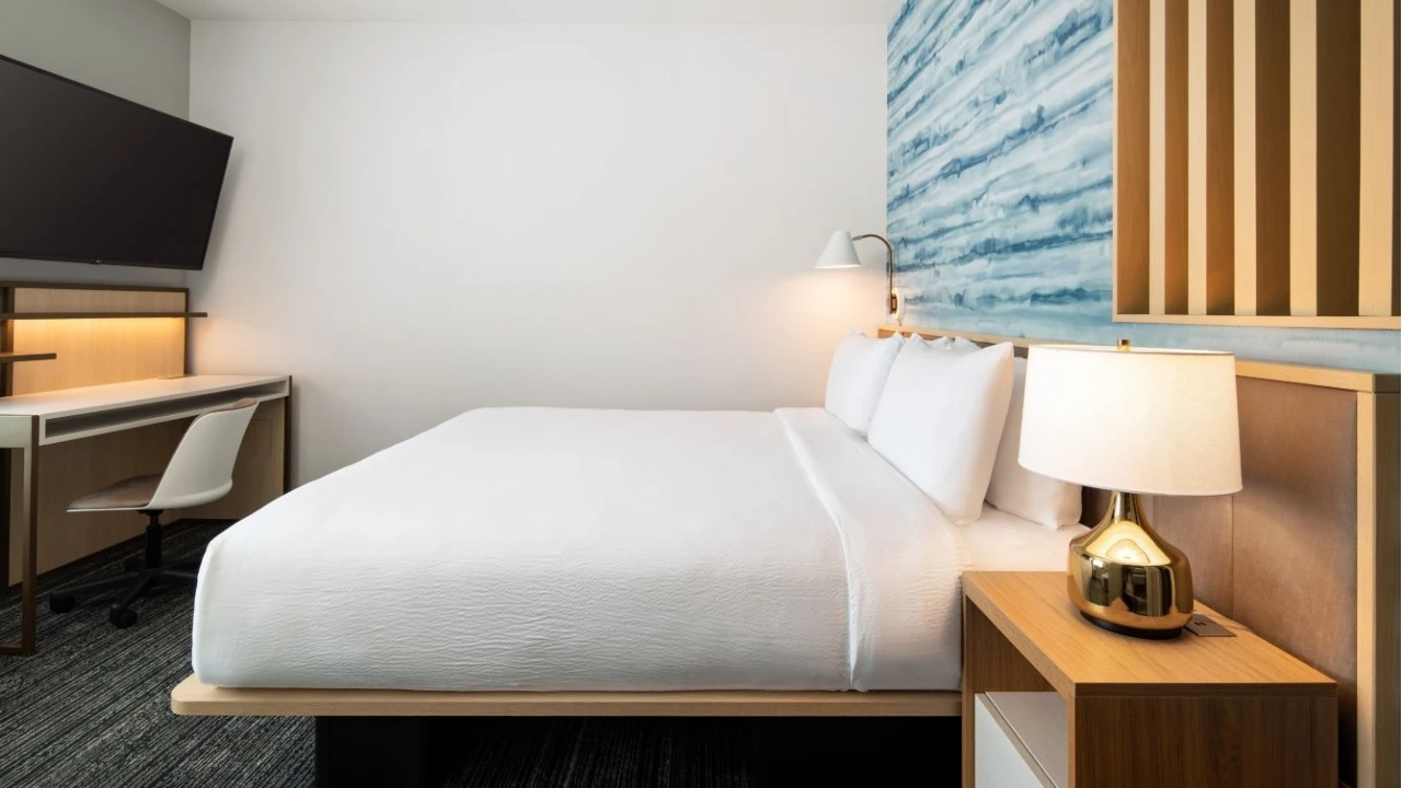 Suite Bedroom at Towneplace Suites Las Vegas North I-15
