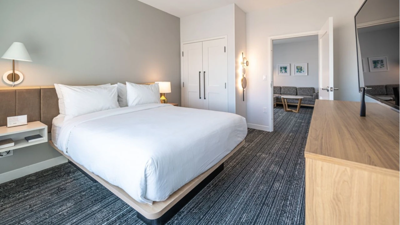 Suite Bedroom at Towneplace Suites Las Vegas North I-15