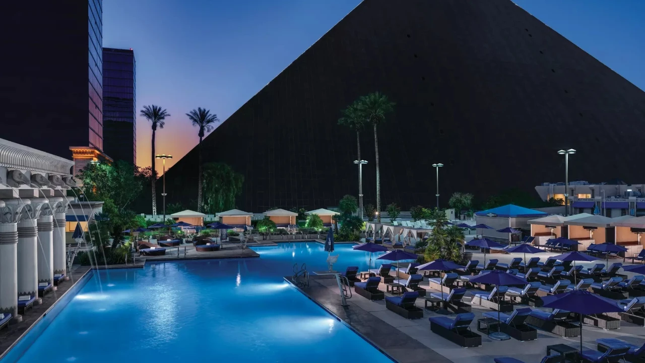 Pool at Luxor Hotel and Casino Las Vegas