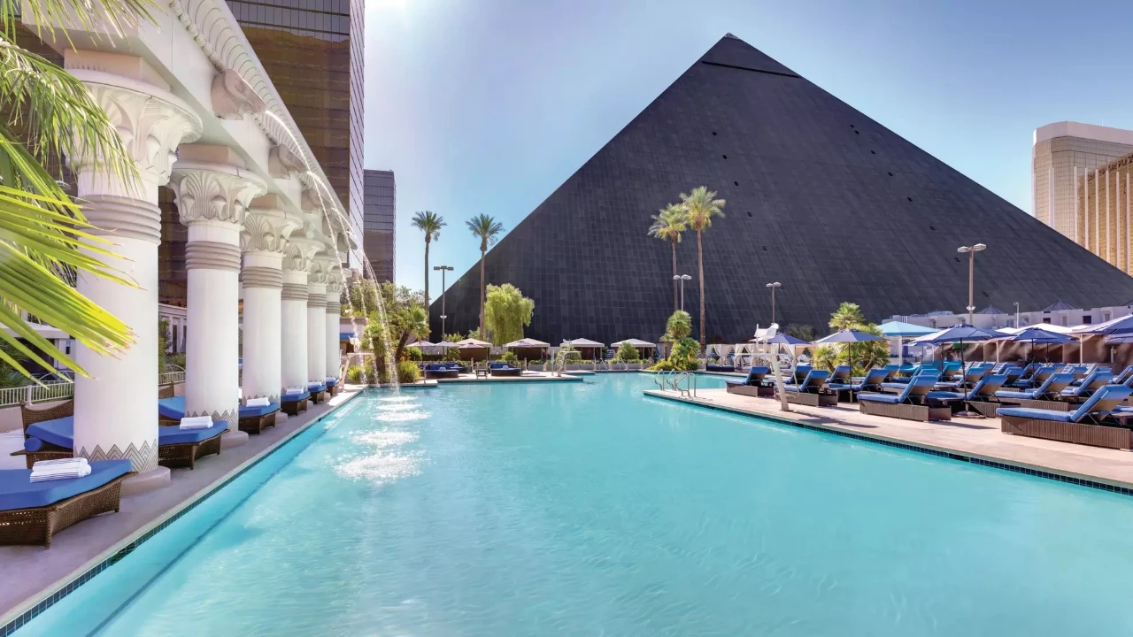 Pool at Luxor Hotel and Casino Las Vegas
