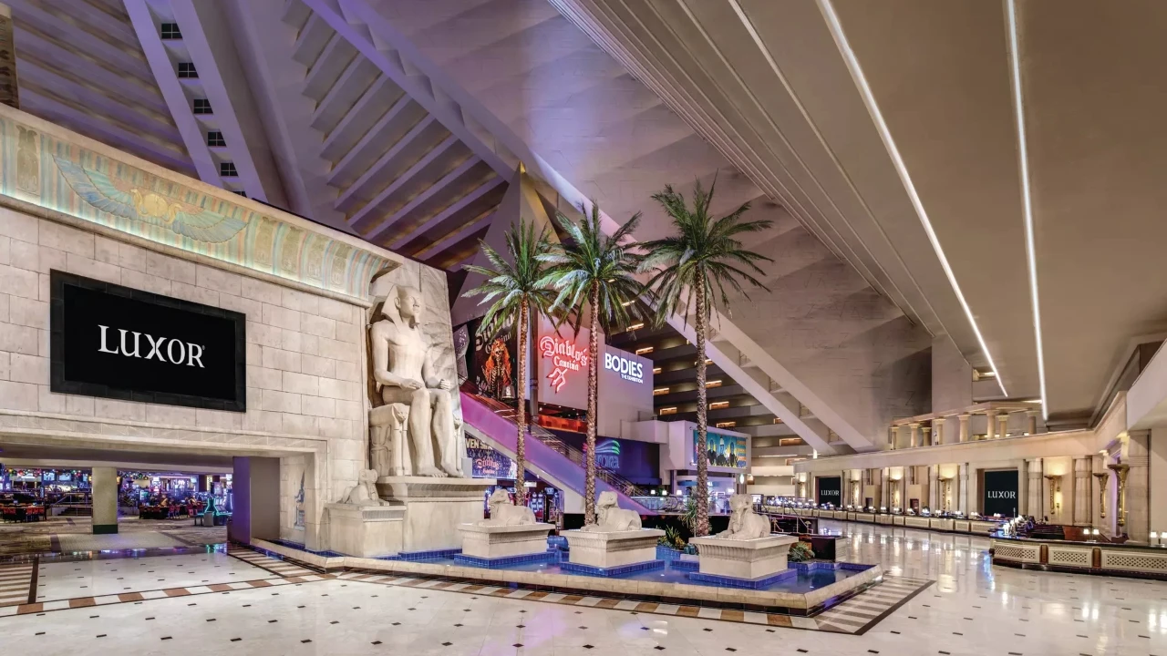 Lobby at Luxor Hotel and Casino Las Vegas