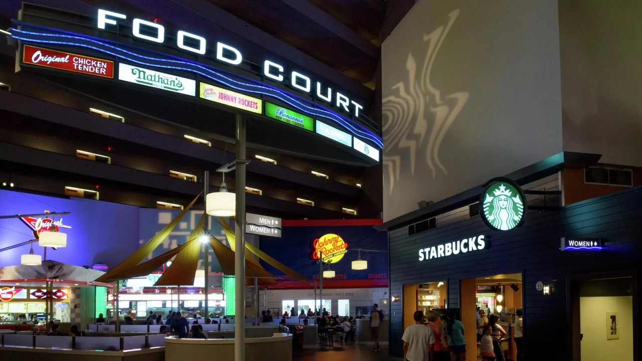 Food Court at Luxor Hotel and Casino Las Vegas