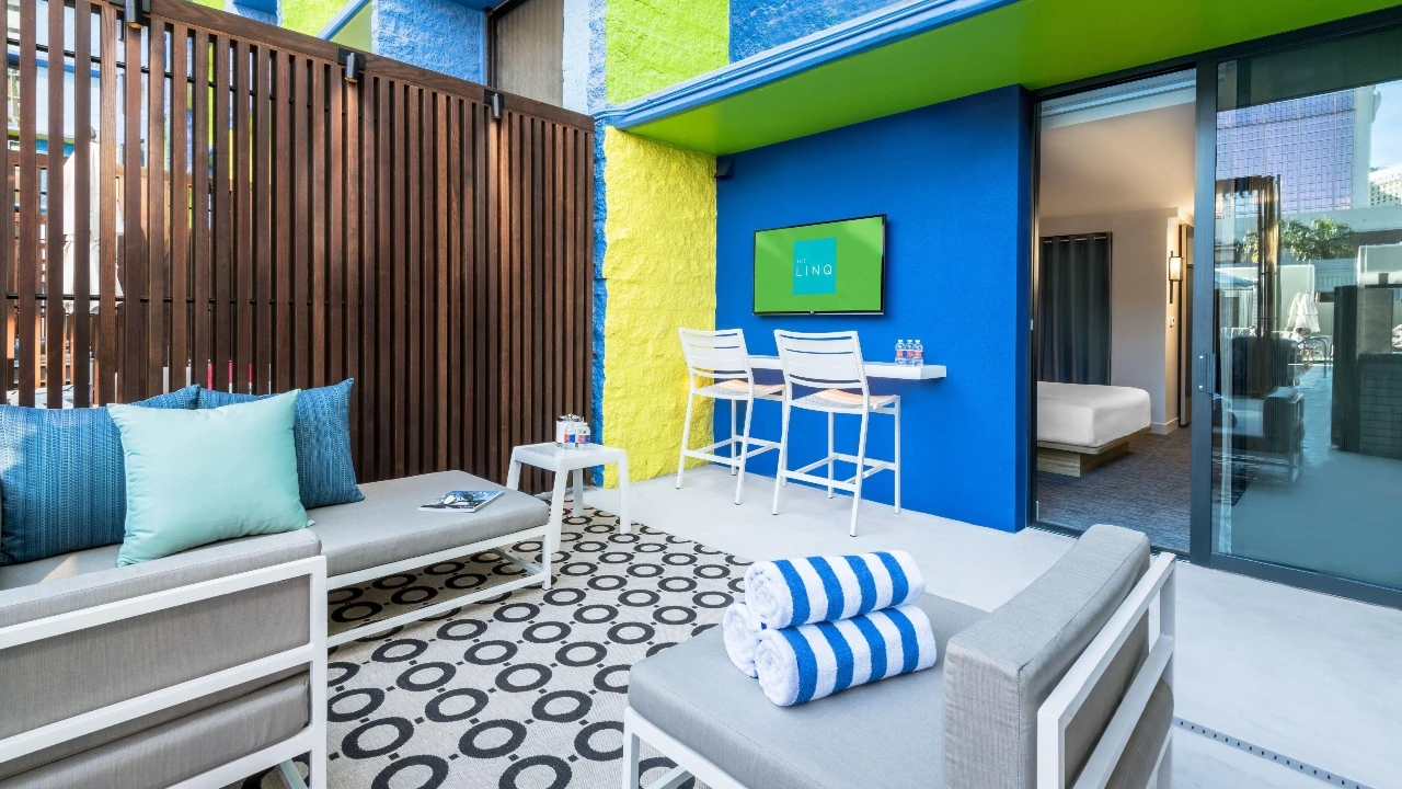 Deluxe Poolside Cabana at The Linq Hotel and Casino Las Vegas