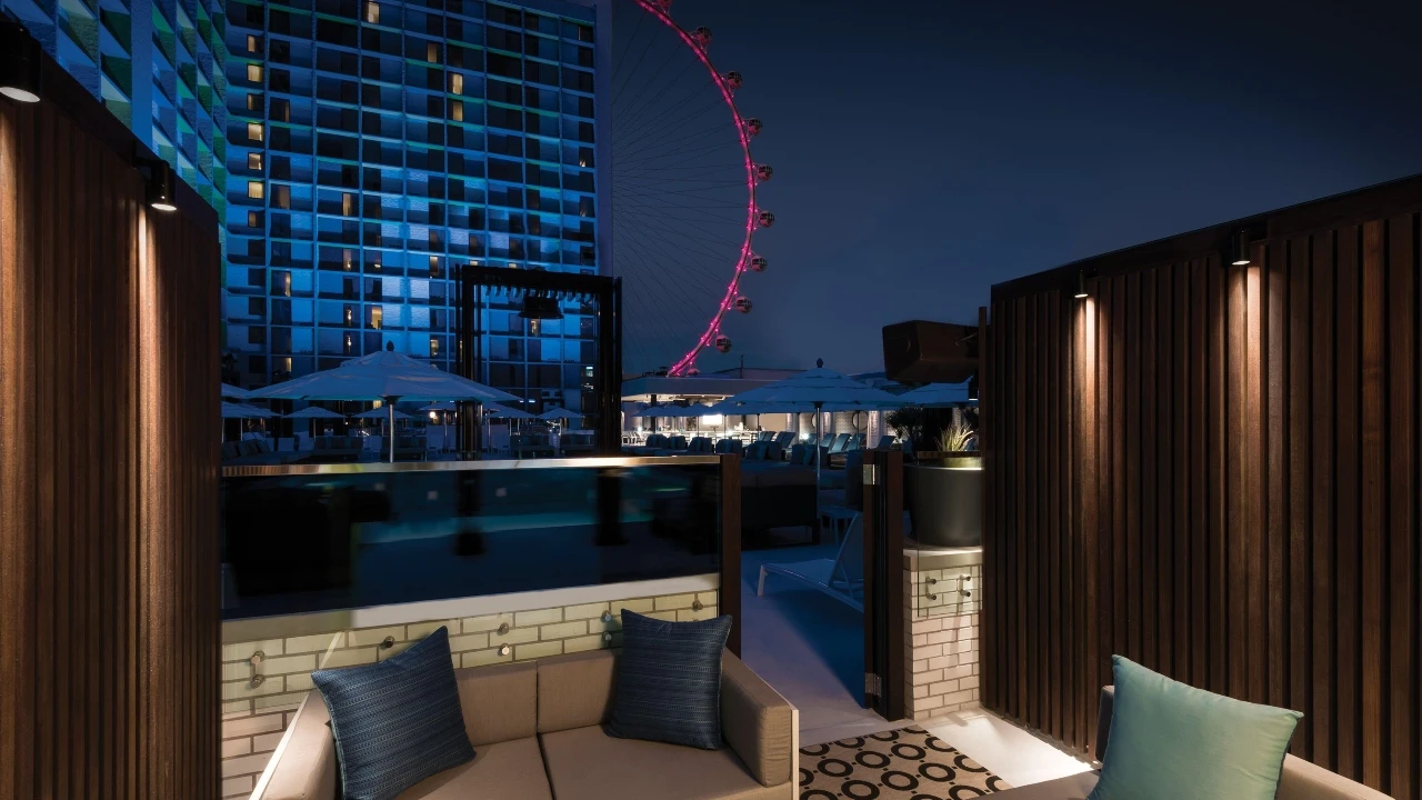 Deluxe Poolside Cabana at The Linq Hotel and Casino Las Vegas