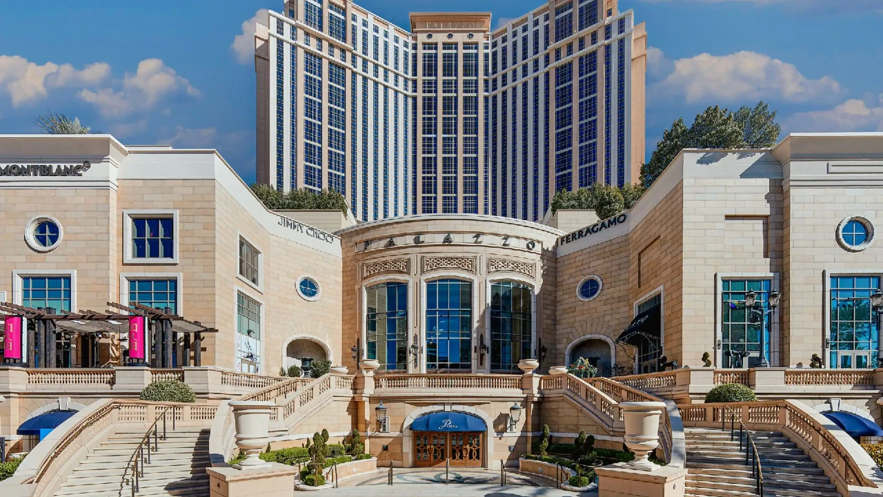 Hotel Exterior at The Venetian Resort Las Vegas