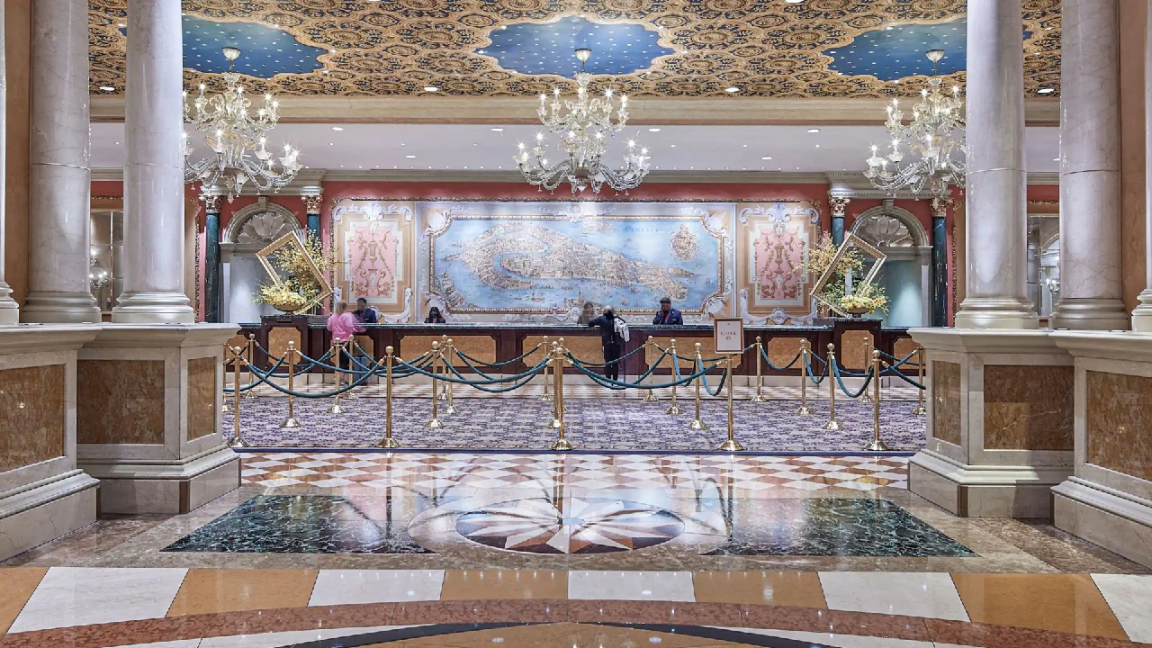 The Venetian Lobby at The Venetian Resort Las Vegas