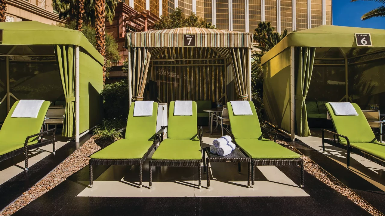 Pool Cabanas at Mandalay Bay Resort and Casino Las Vegas
