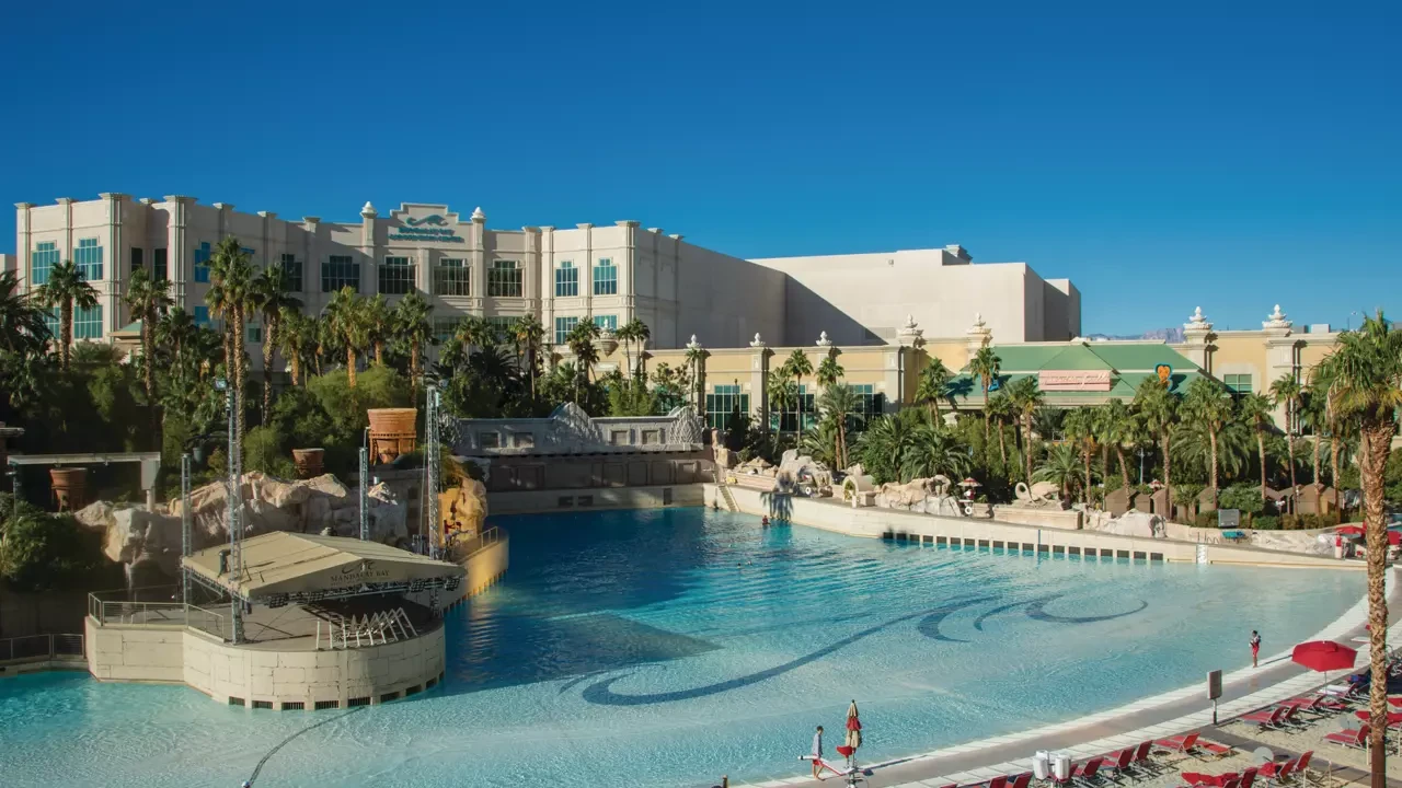 Beach at Mandalay Bay Resort and Casino Las Vegas