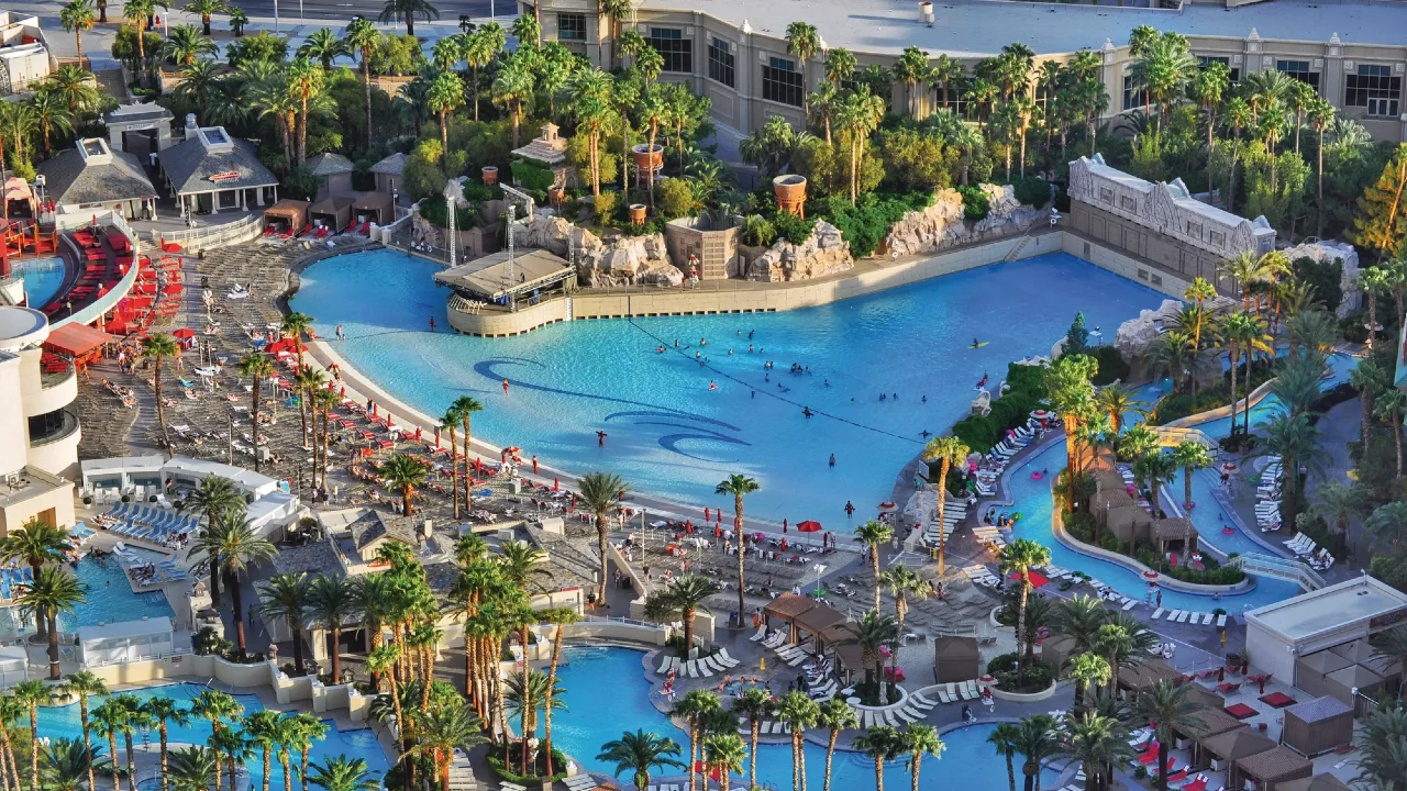 Pool Complex at Mandalay Bay Resort and Casino Las Vegas