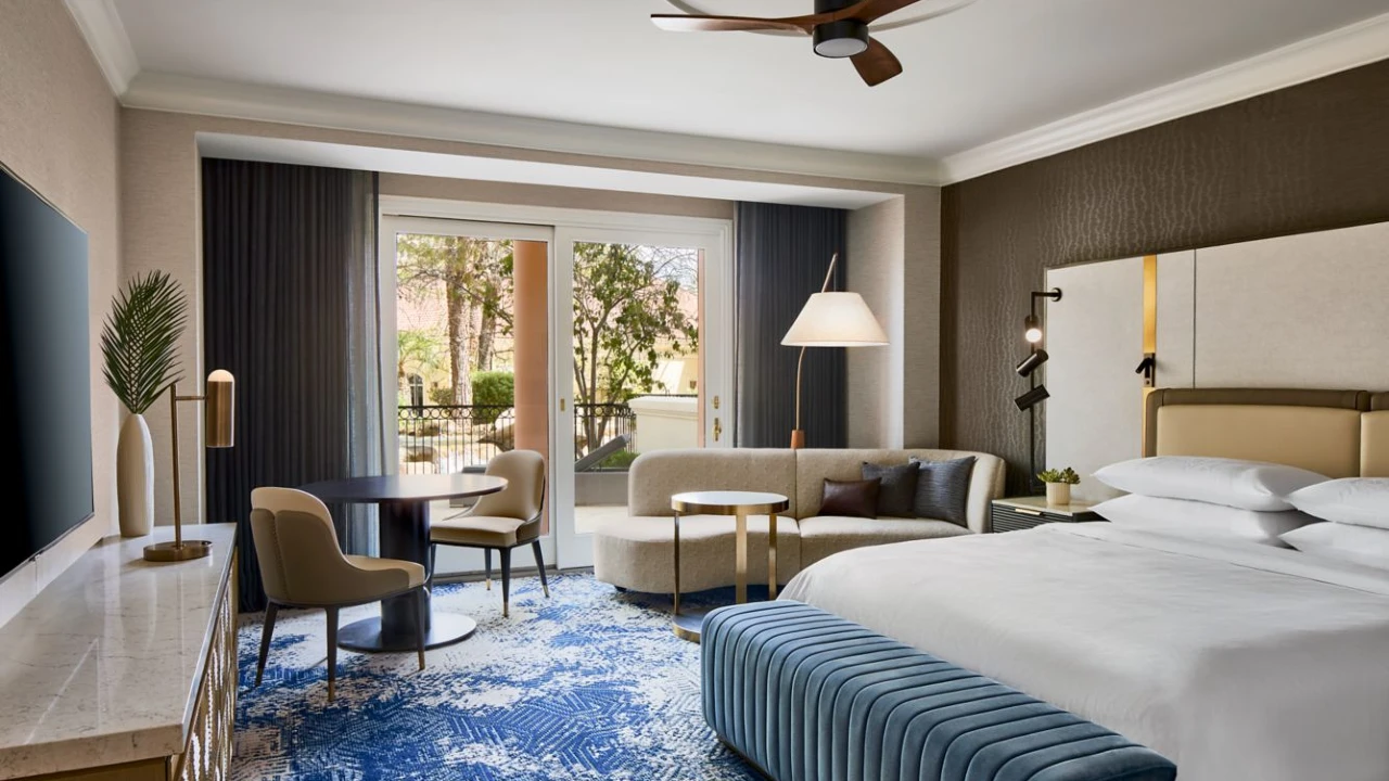 Deluxe Guest Room King With Balcony at JW Marriott Las Vegas Resort and Spa