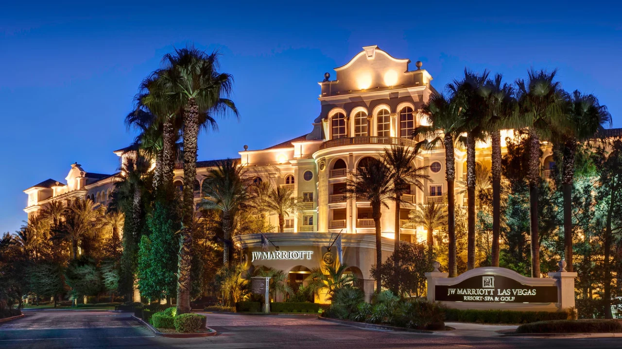 Hotel Exterior at JW Marriott Las Vegas Resort and Spa
