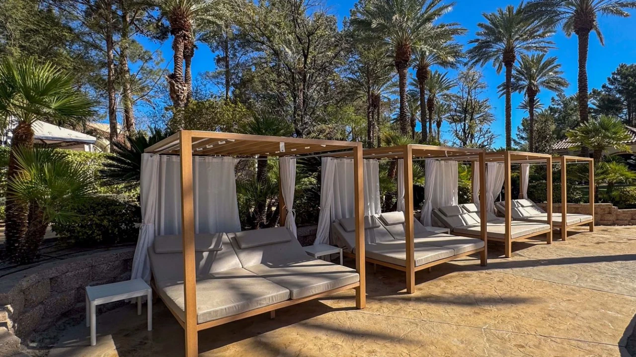 Pool Cabanas at JW Marriott Las Vegas Resort and Spa