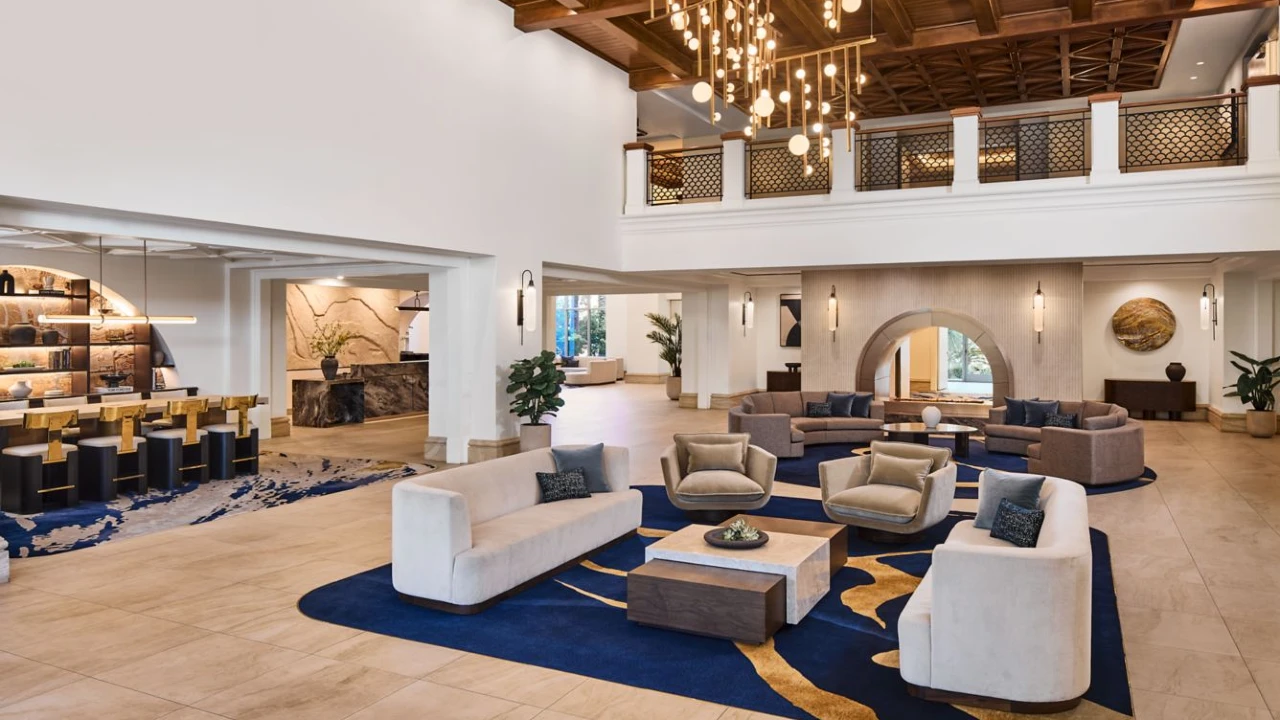 Lobby at JW Marriott Las Vegas Resort and Spa