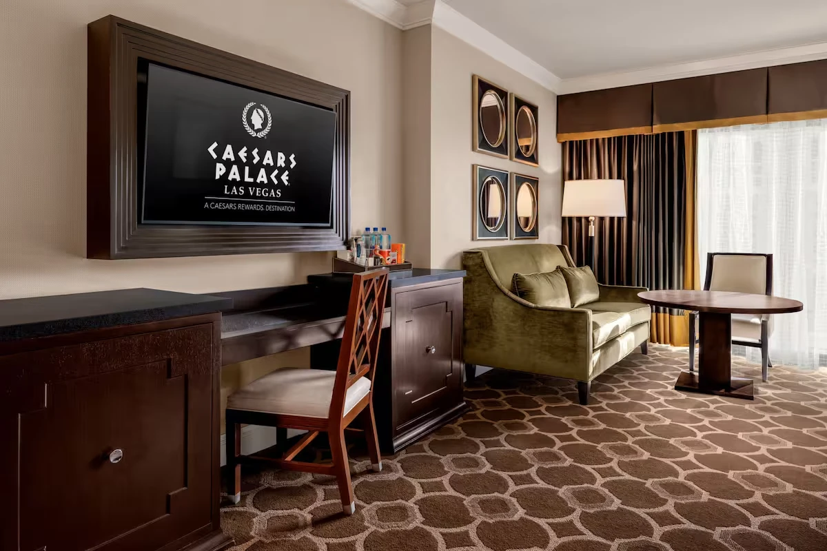 Octavius Pool View Room Two Queens at Caesars Palace Las Vegas