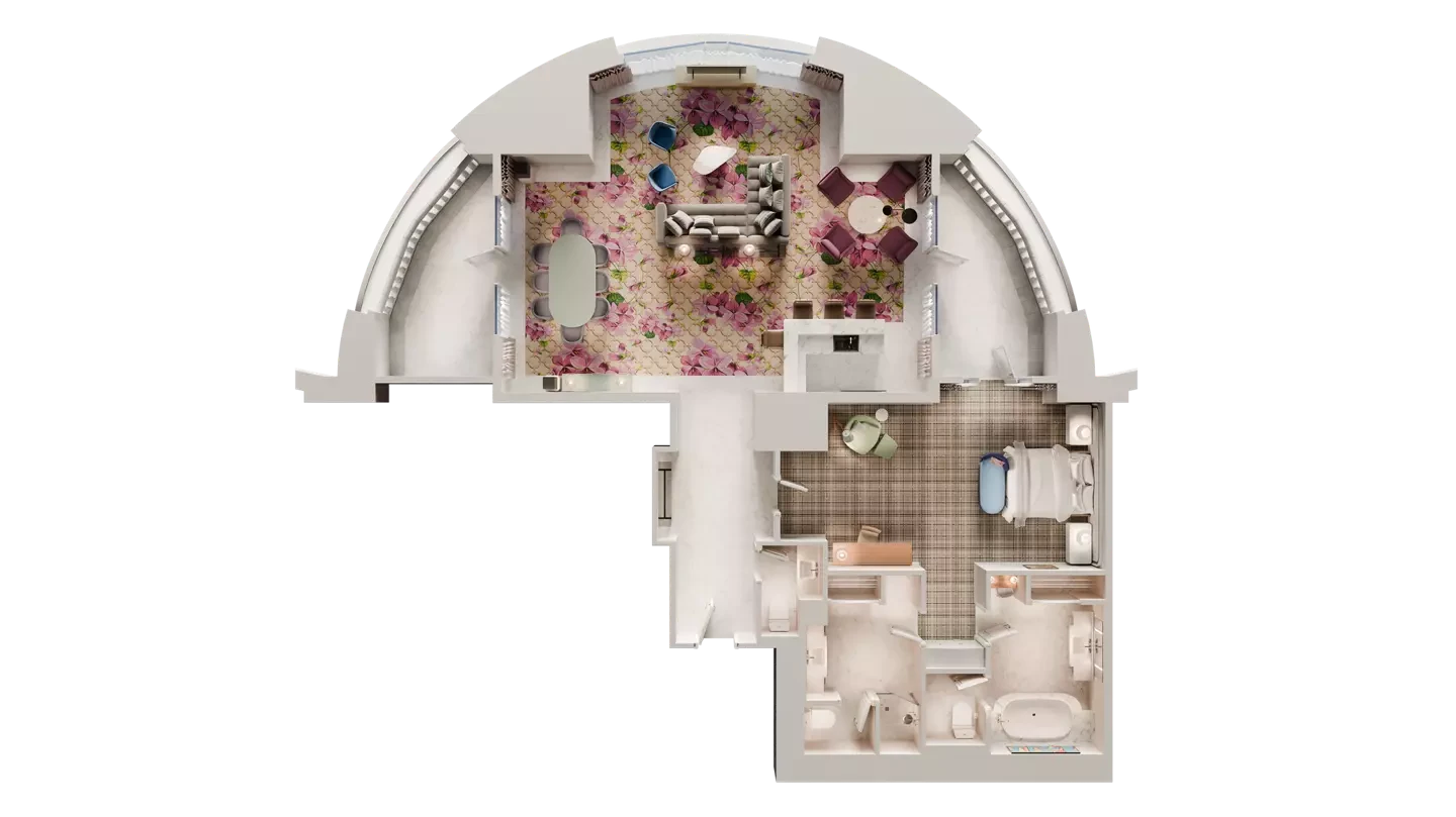 One Bedroom Lakeview Suite at Bellagio Las Vegas