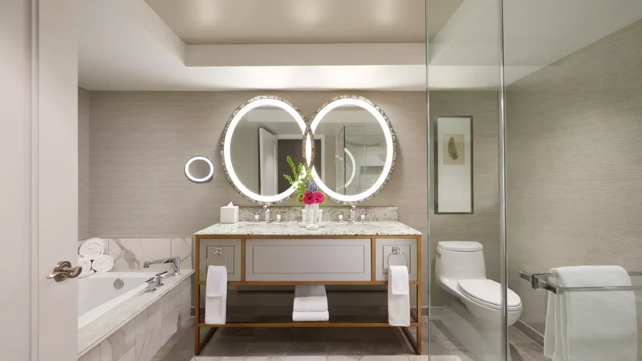 Standard Room Bathroom at Bellagio Las Vegas