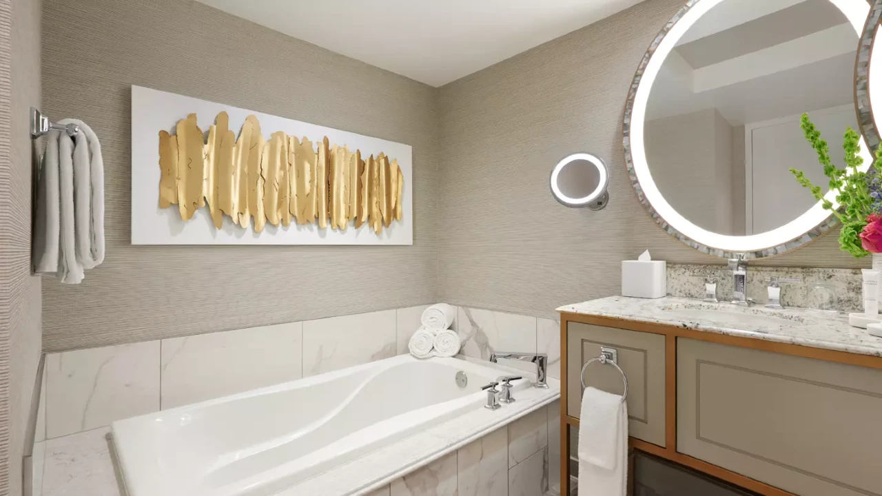 Standard Room Bathroom at Bellagio Las Vegas