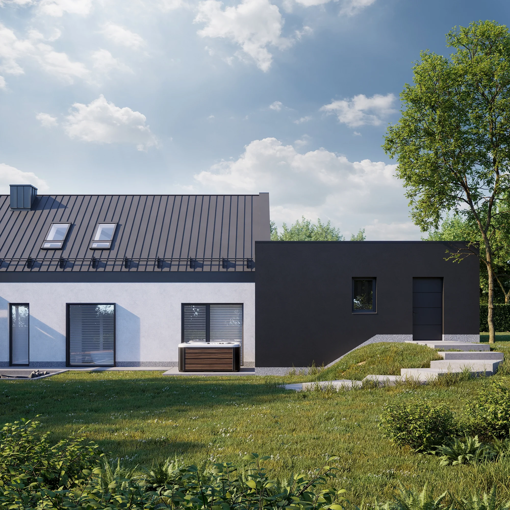 grayscale photo of music stand with drum kit