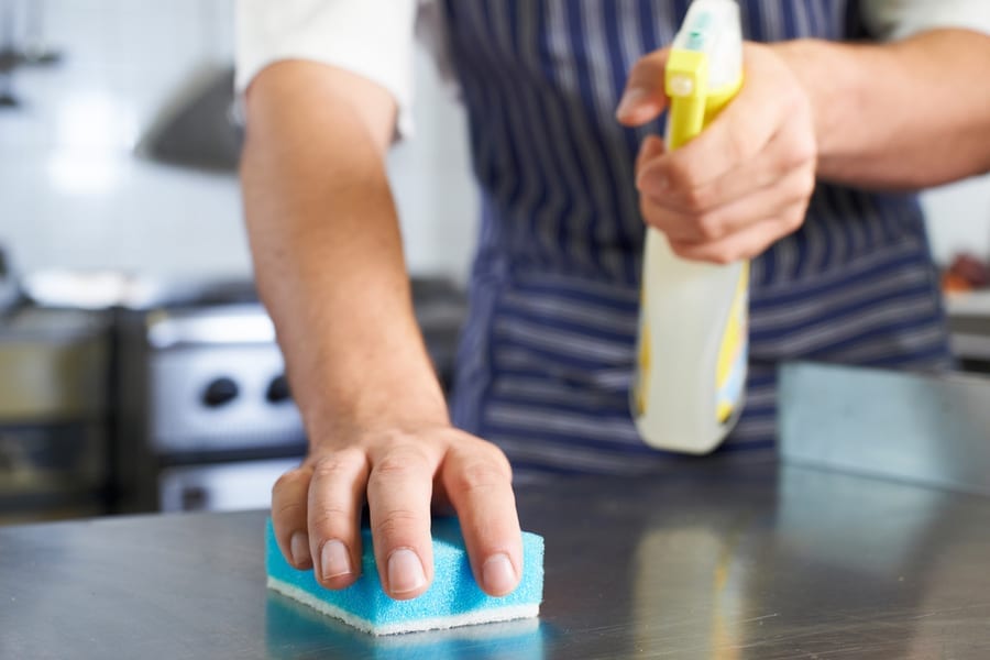 Easy Ice article: difference between cleaning, sanitizing, and descaling a commercial ice machine — Easy Ice guide.