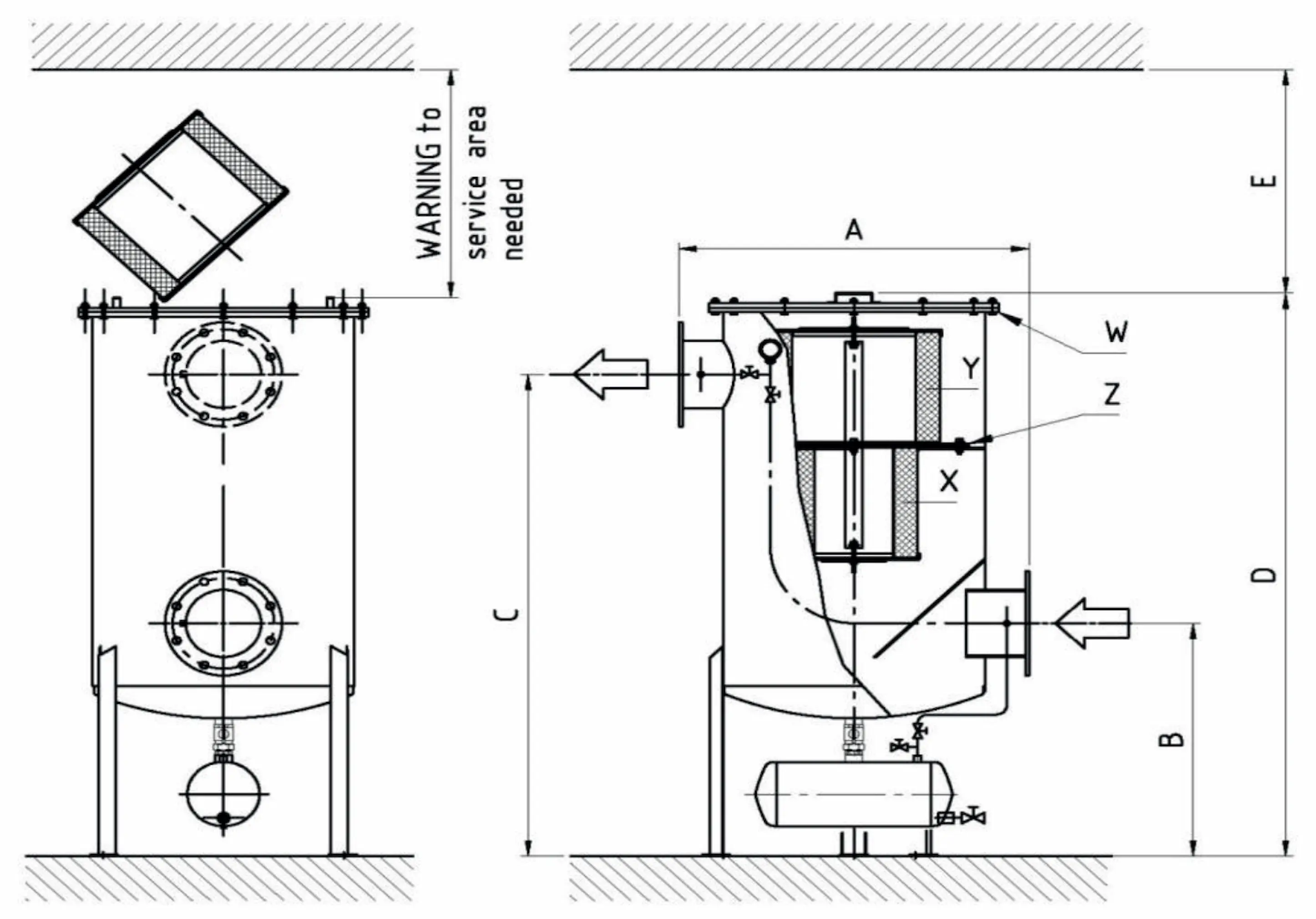 Filtre DVF pour pompe à vide Pneumofore