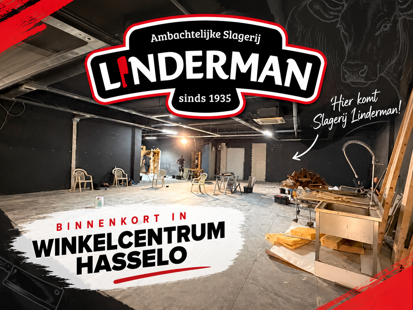 Slagerij Linderman komt naar Winkelcentrum Hasselo in Hengelo