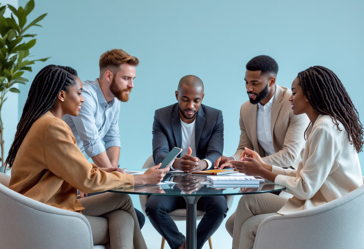 image of consulting session