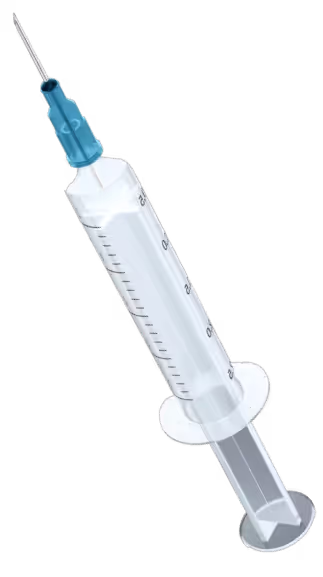 Needle shot.