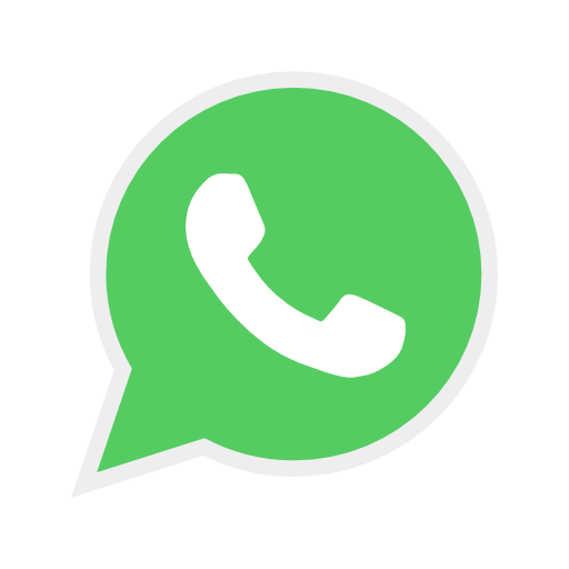 Icône de l'application WhatsApp avec un téléphone blanc dans une bulle de discussion verte.
