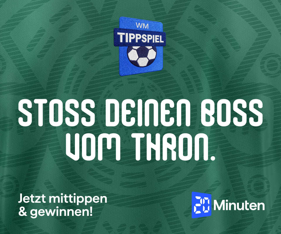 20 Minuten Tippspiel Sujet «Stoss deinen Boss vom Thron.»