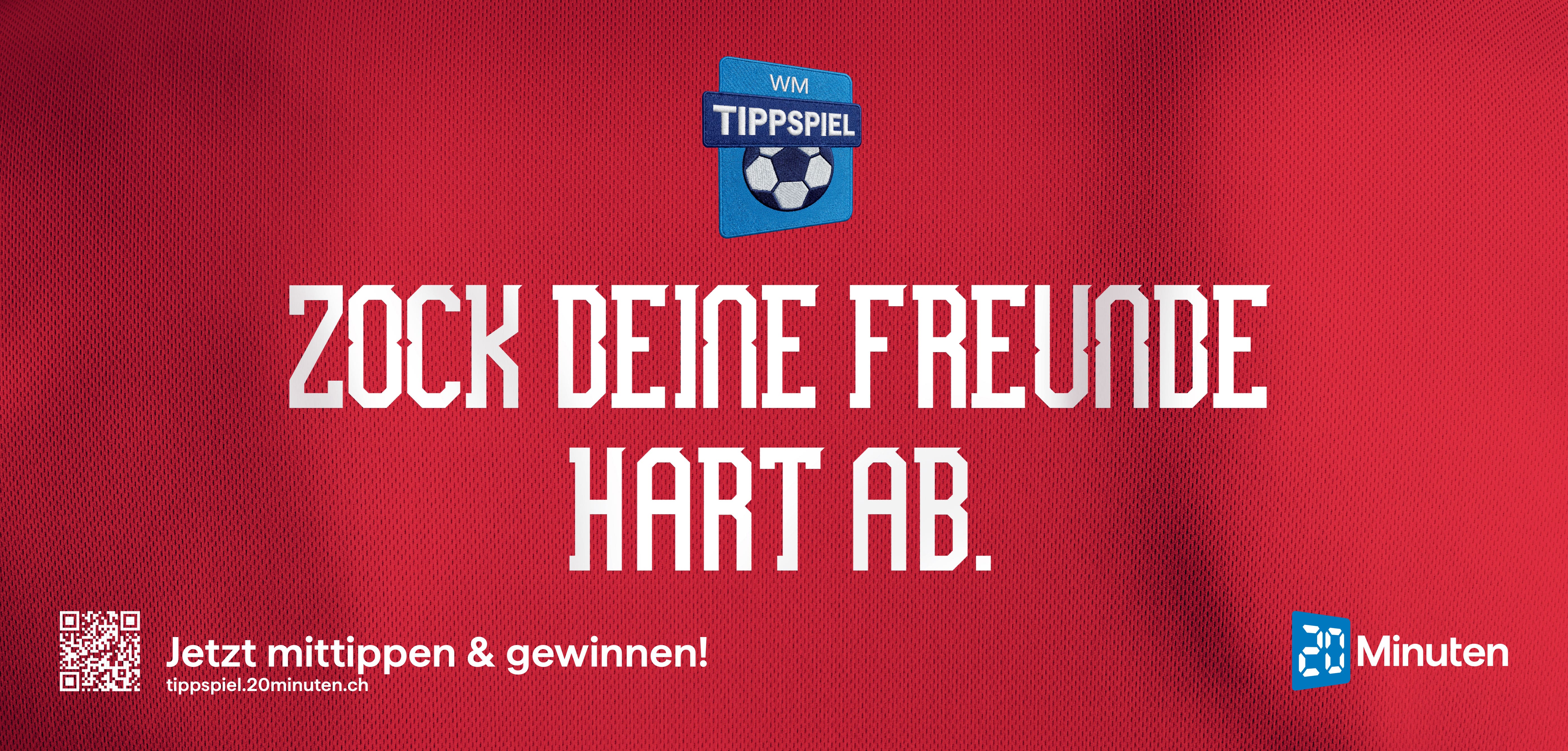 20 Minuten Tippspiel Sujet «Zock deine Freunde hart ab.»
