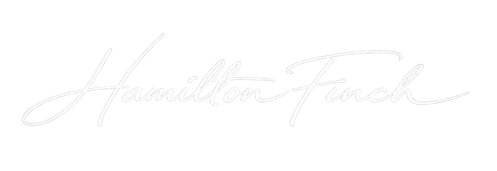 Hamilton Finch logo in elegant cursive script.