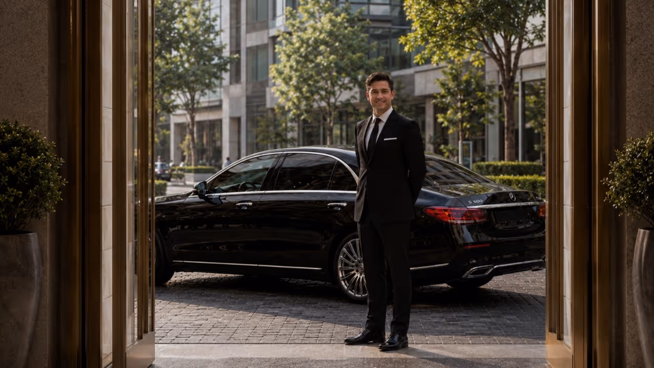 Servizio di noleggio con conducente di lusso a San Francisco con autista privato Moveolux per transfer di lusso nella Bay Area